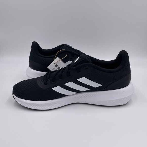 adidas Runfalcon 3.0 Black / White Womens Shoes - Picture 2 of 8